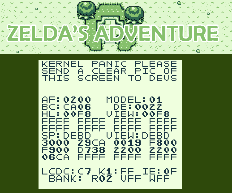 CD-i Title Zelda's Adventure Demade For Game Boy Emulators - Zelda