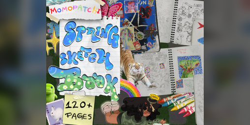 Cover image for momopatchi SPRING SKETCHBOOK