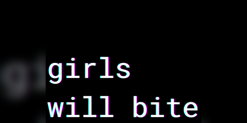 Cover image for girls will bite