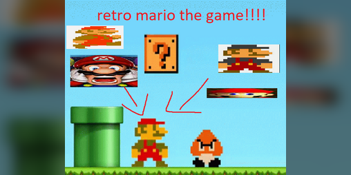 Cover image for retro mario the game!!!!