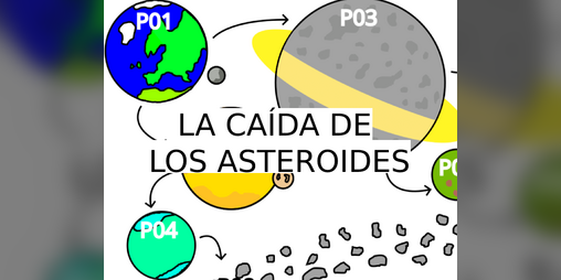 Cover image for La caída de los asteroides
