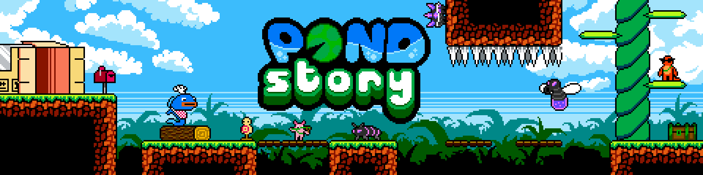 Pond Story – Metroidvania Pixelart Asset Pack 16x16
