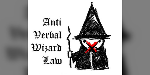 Cover image for Anti Verbal Wizard Law