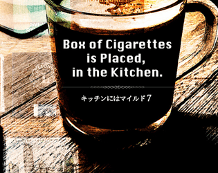 Box of Cigarettes is Placed, in the KItchen.   - We will experience just a little bit of divination and cooking. 
