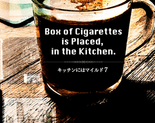 Box of Cigarettes is Placed, in the KItchen.  