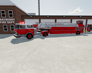 Mack CF Tiller Drawn Aerial FS22
