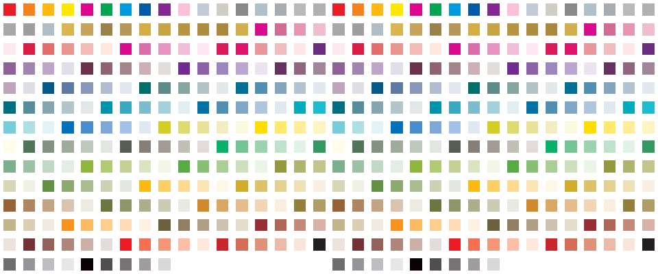 CMYK Color Palette