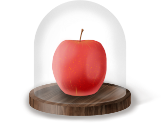 Apple In a Glass Dome