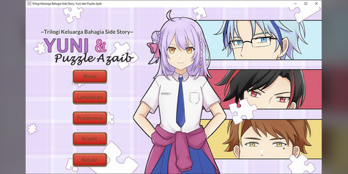 Cover image for Trilogi Keluarga Bahagia Side Story: Yuni dan Puzzle Ajaib