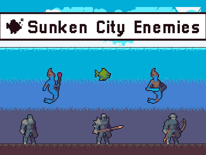 Free Underwater Enemies Sprite Pack by Free Game Assets (GUI, Sprite ...