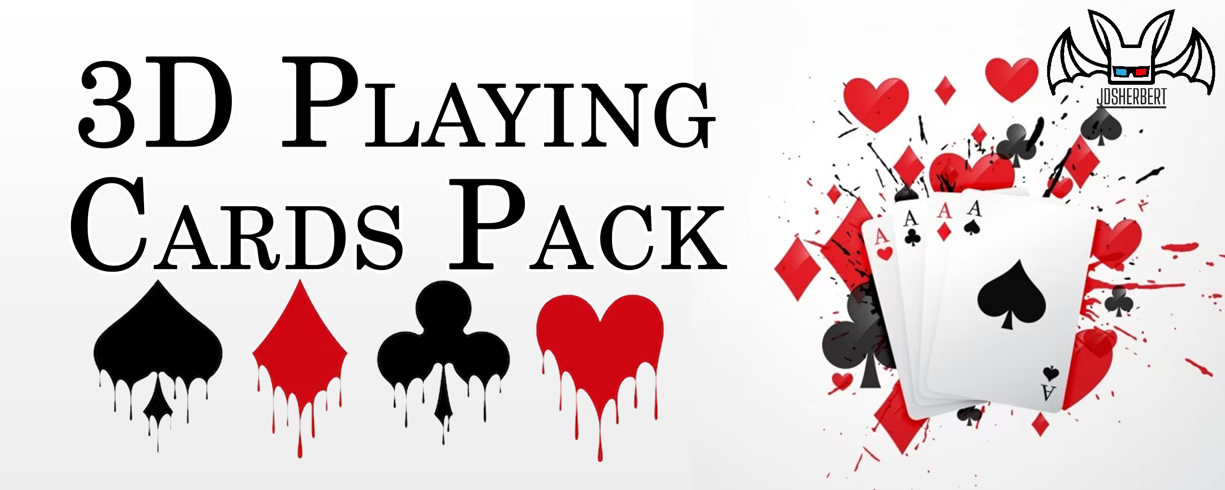 3D Playing Cards Asset Pack ♣️♠️♦️♥️
