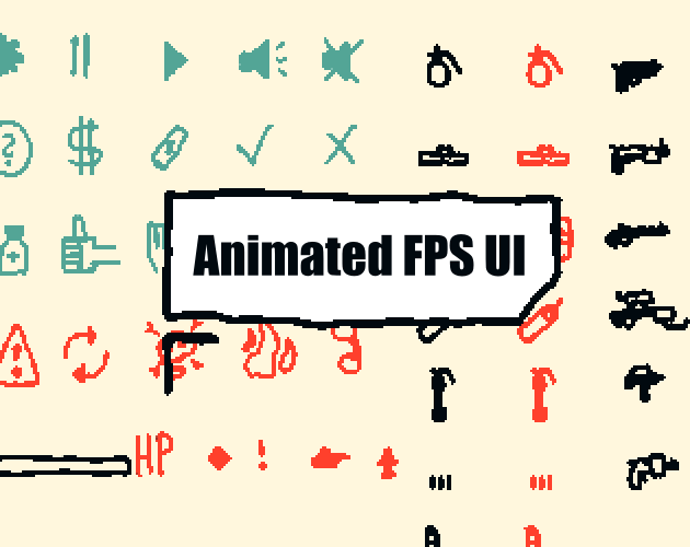 Stylized FPS UI [Asset Pack]