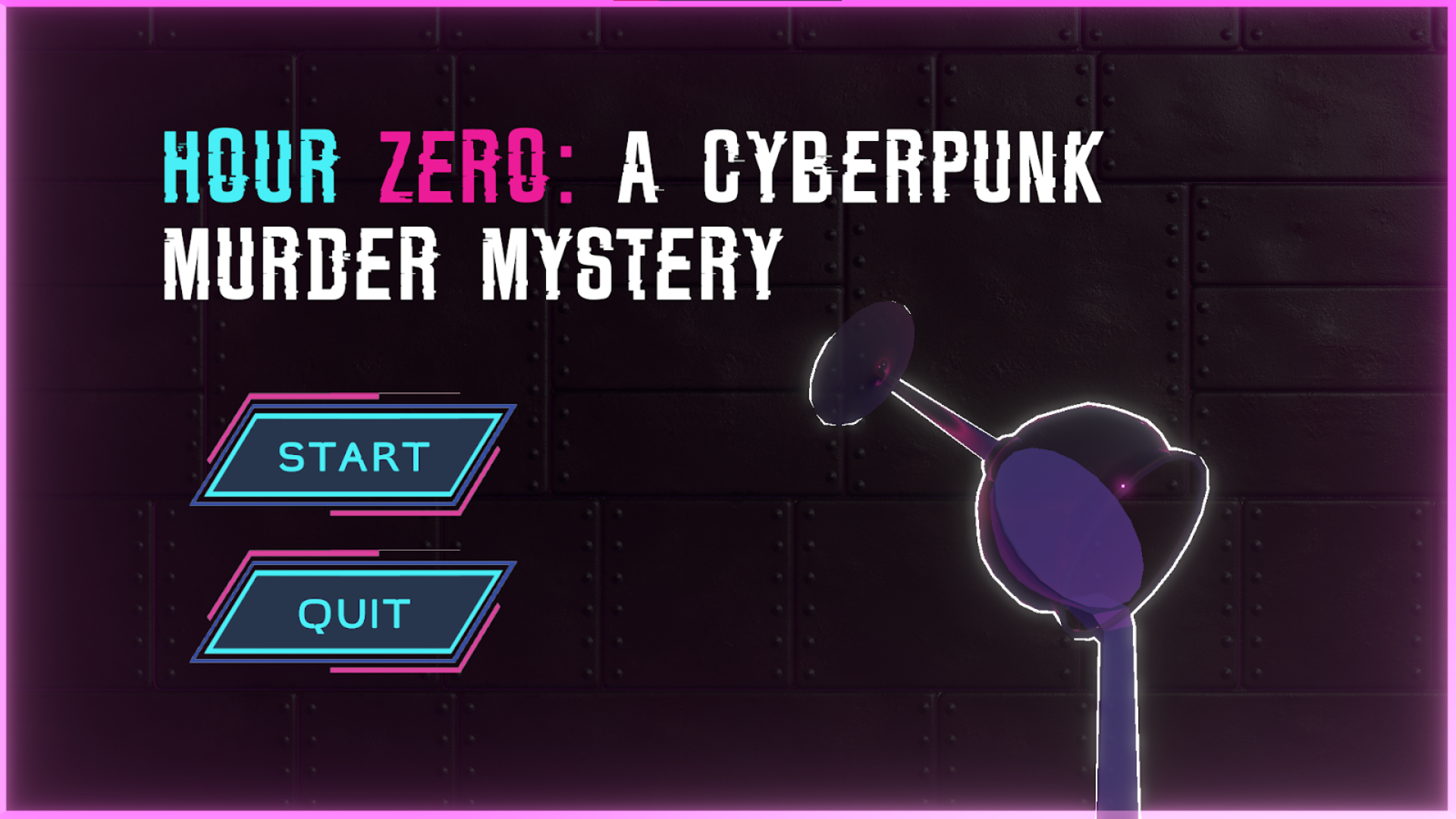 Hour Zero: A Cyberpunk Murder Mystery