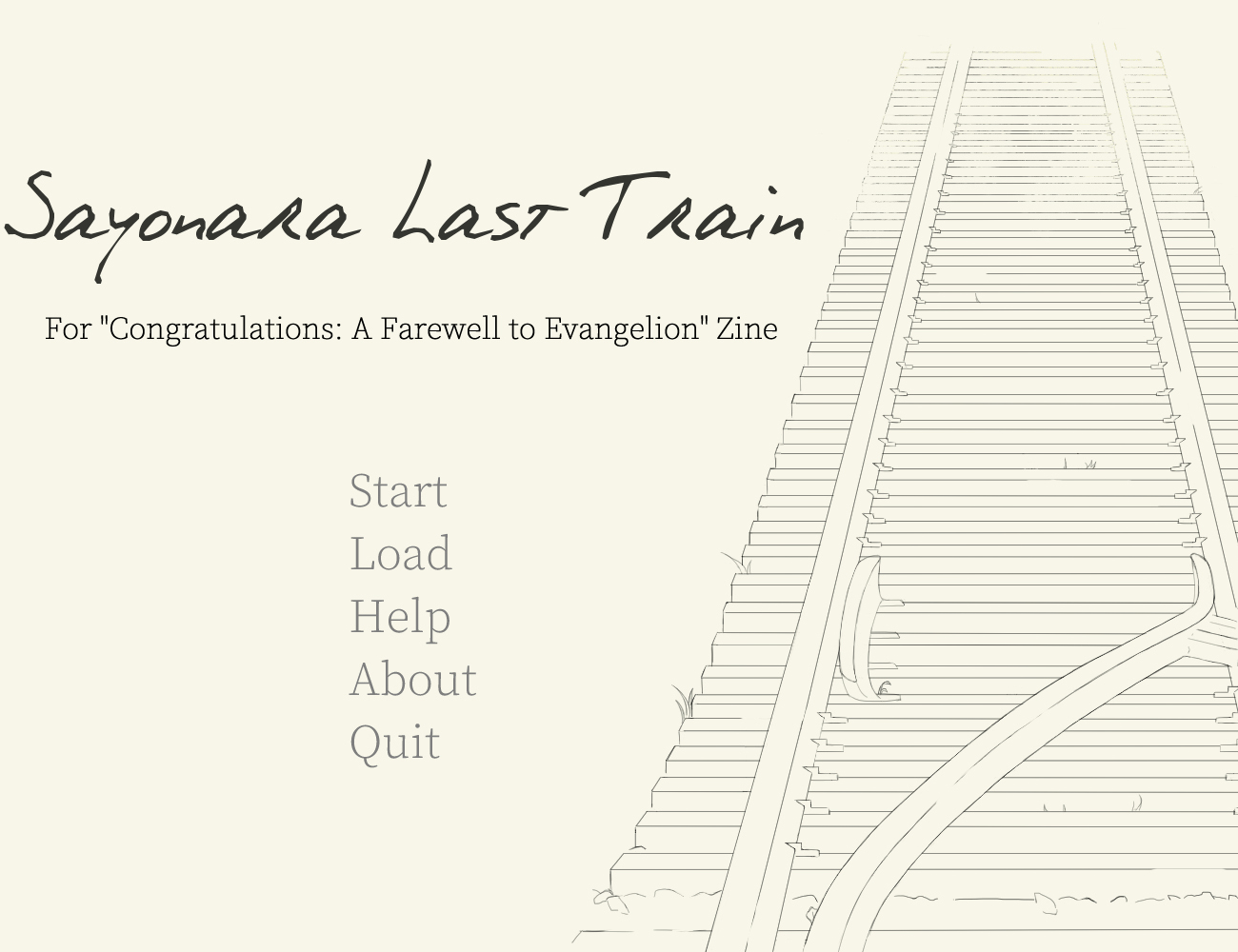 Sayonara Last Train [Evangelion fangame]