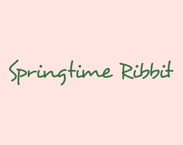 Springtime Ribbit