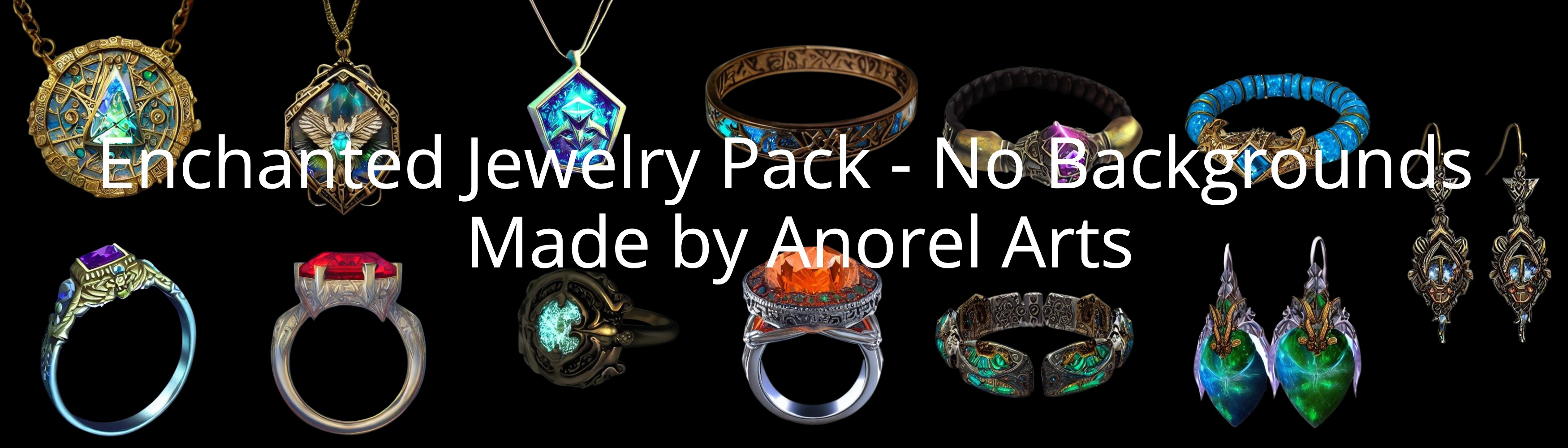 Enchanted Jewelry Pack - No Backgrounds