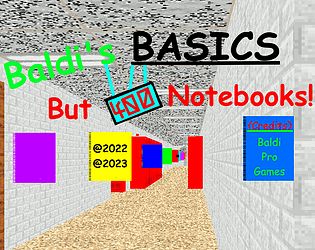 Baldi's Basics But It's 400 Notebooks