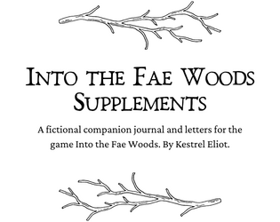 Into the Fae Woods supplements  