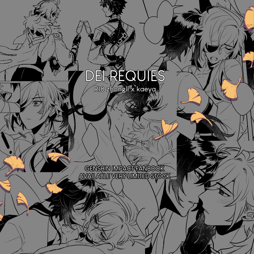 (R18)Dei Requies - Zhongli x Kaeya Doujinshi