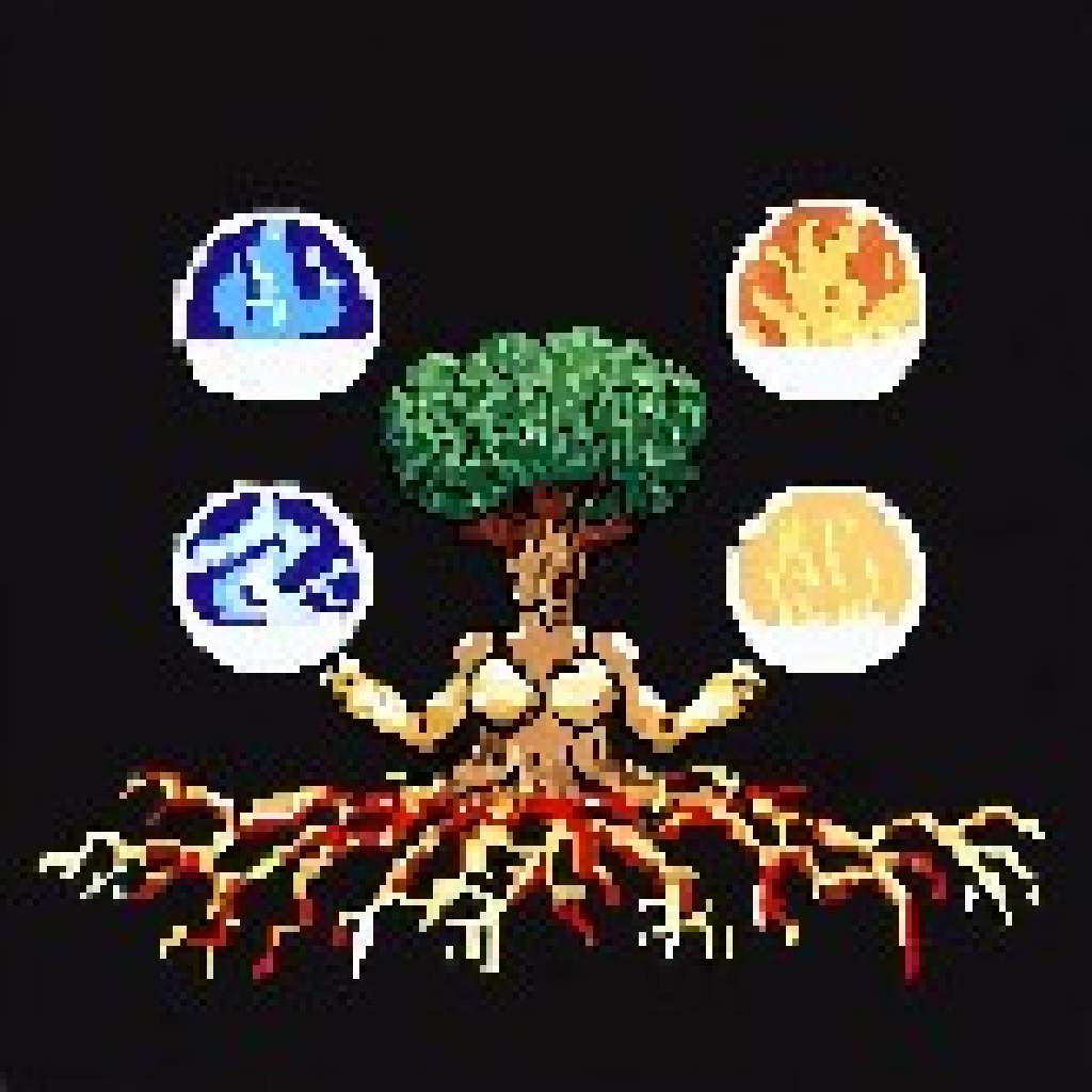 Roots Of Magic by SpartanKick for Vega GameDev Jam Roots itch.io