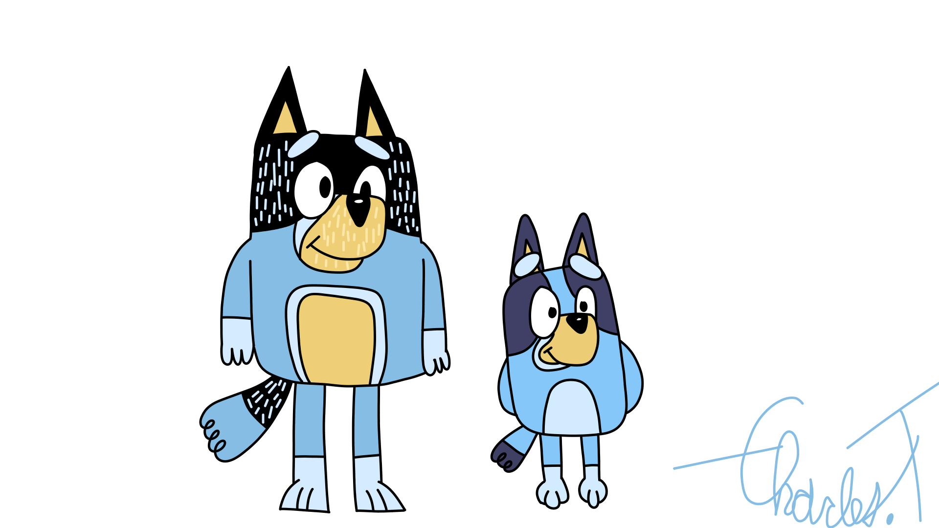 Bandit and Bluey itch.io