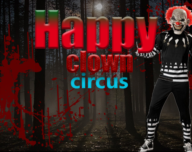 Happy clown circus