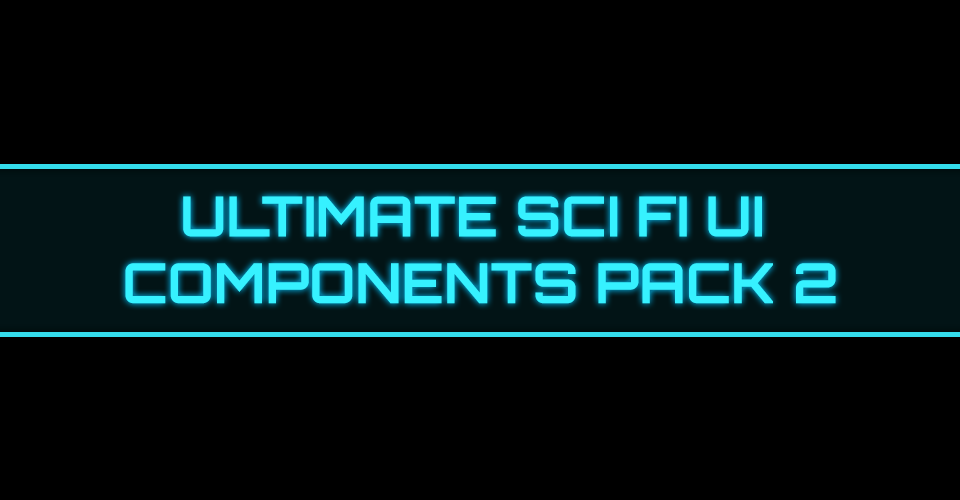 Ultimate Sci-Fi UI Components Pack 2 (Crosshairs, Joysticks & Minimaps)