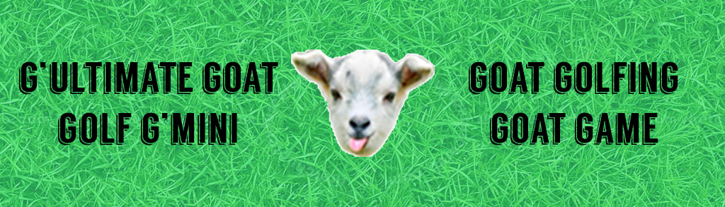 G’ultimate Goat Golf G’mini Goat Golfing Goat Game
