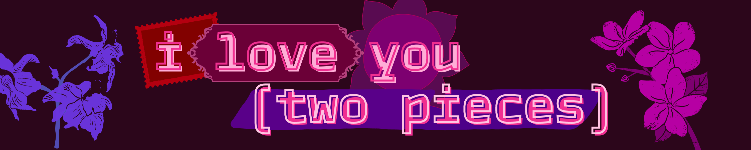 i love you (two pieces)