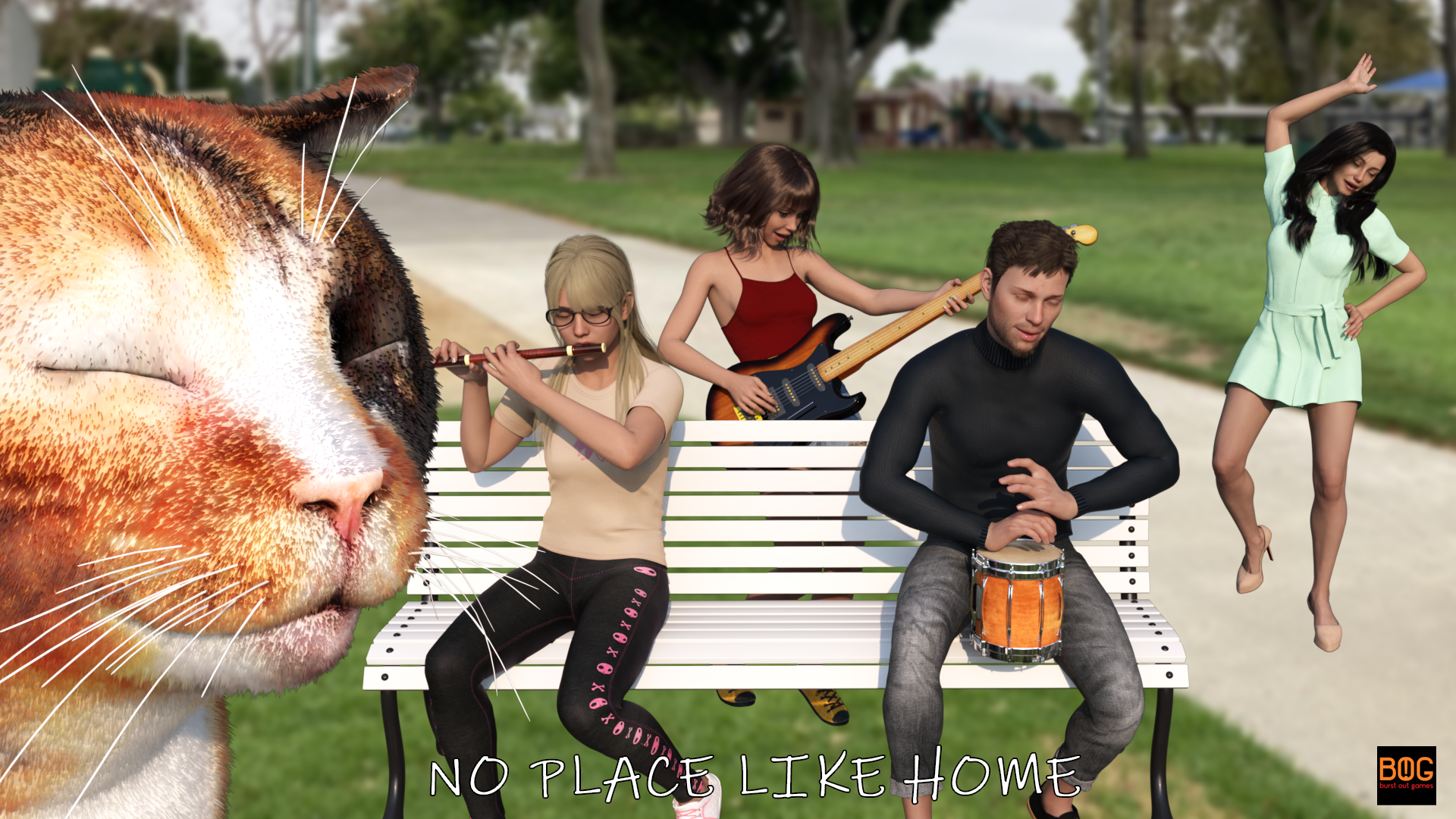 Cover art for No Place Like Home by Burst Out Games — adult visual novel