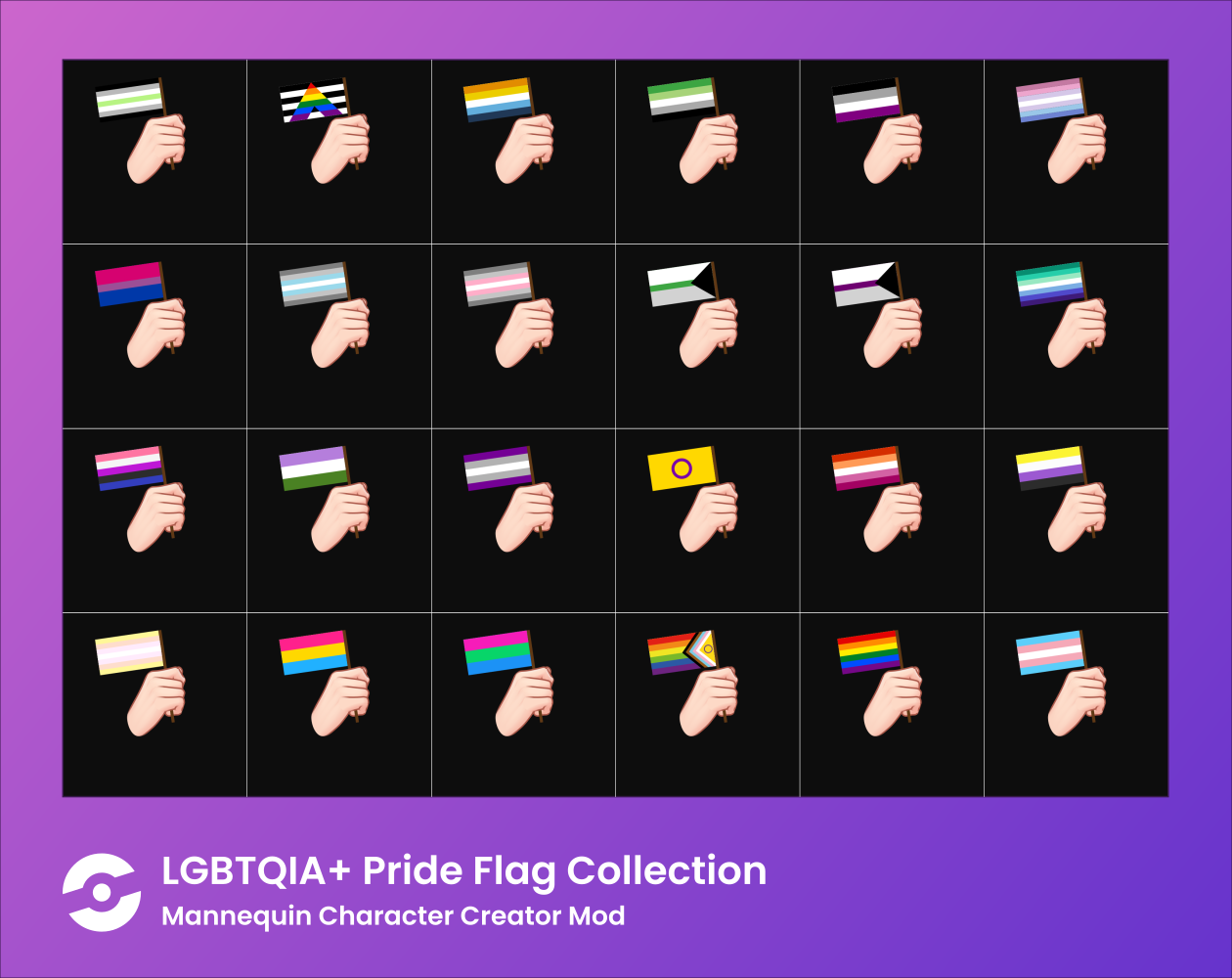 LGBTQIA+ Pride Flag Collection