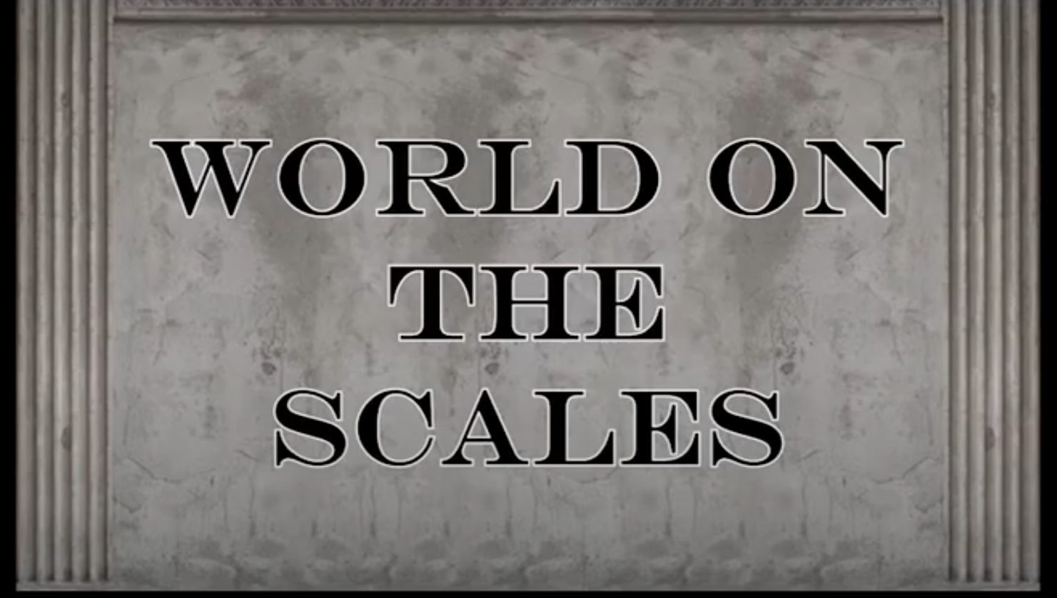 World on the scales