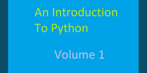 Cover image for An introduction to python