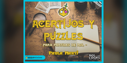 Cover image for Acertijos y Puzzles para Partidas de Rol