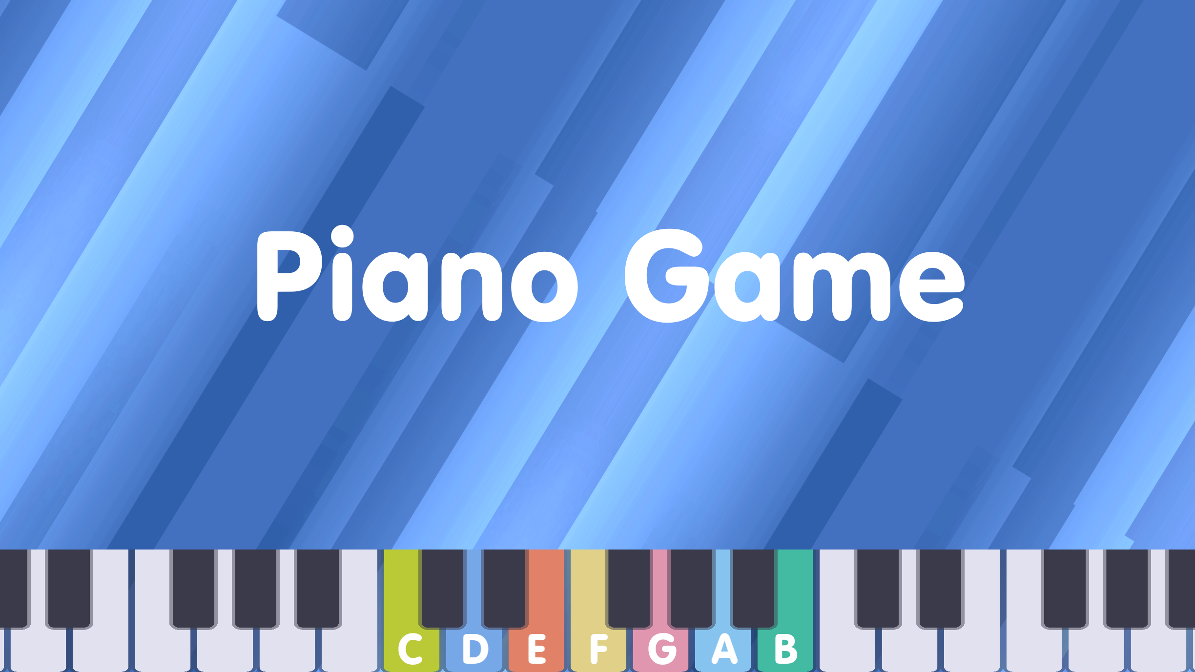 Piano Game (Honours Project)