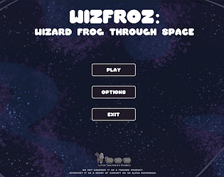 Wizfroz:  wizard frog through space