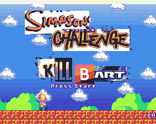 Simpson Challenge - Kill Bart