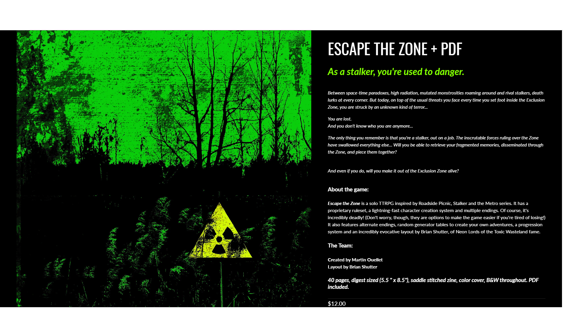 Physical copies available on Exalted Funeral - ESCAPE THE ZONE by Psycho  Headcheese