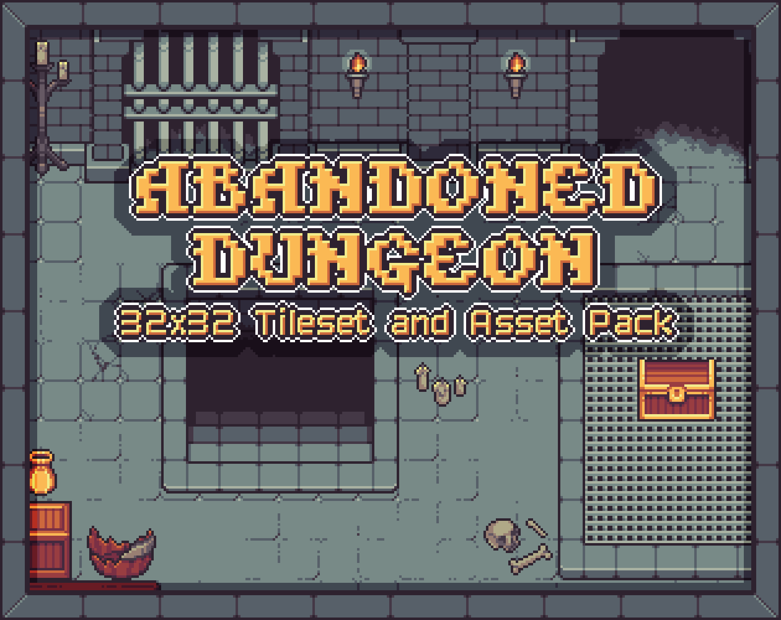 Abandoned Dungeon - Asset Pack and Tileset [32x32]
