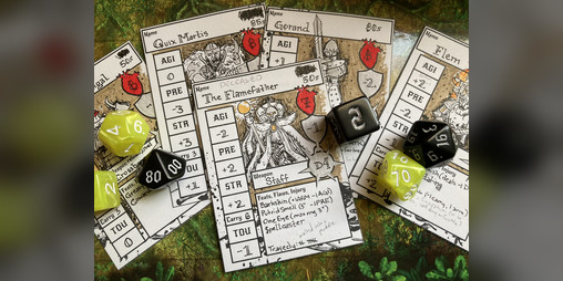Cover image for Forbidden Psalm Character Cards