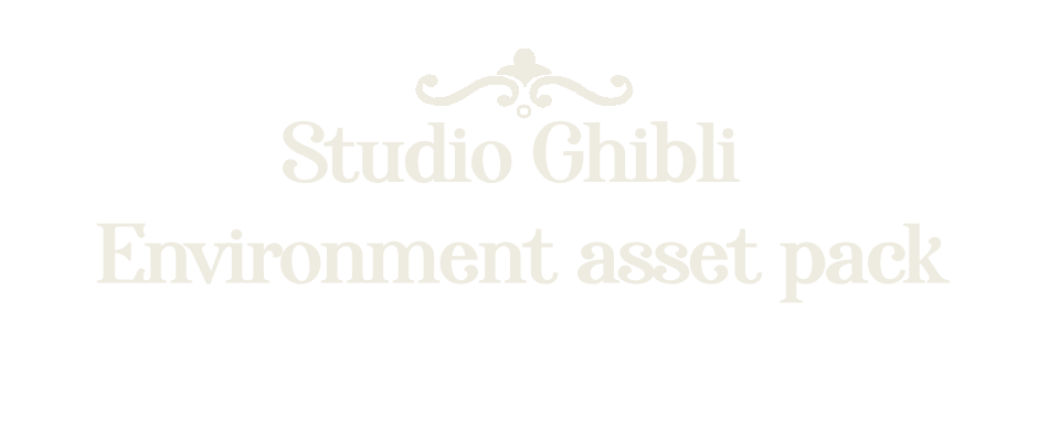 Studio Ghibli inspired asset pack