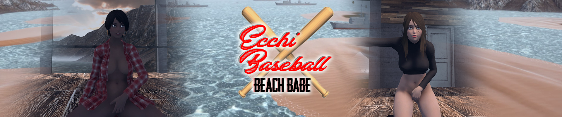 Ecchi Baseball : Beach Babe