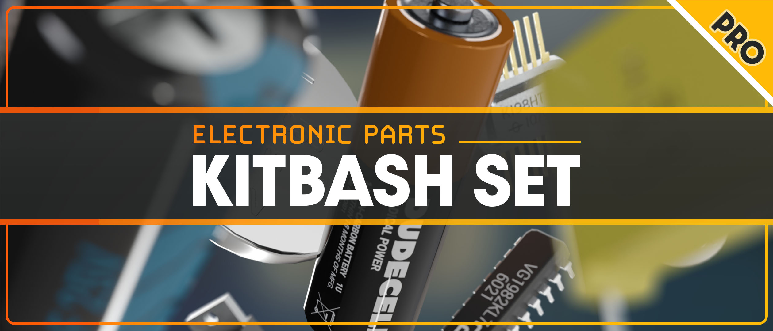 Electronic Parts Kitbash Set PRO