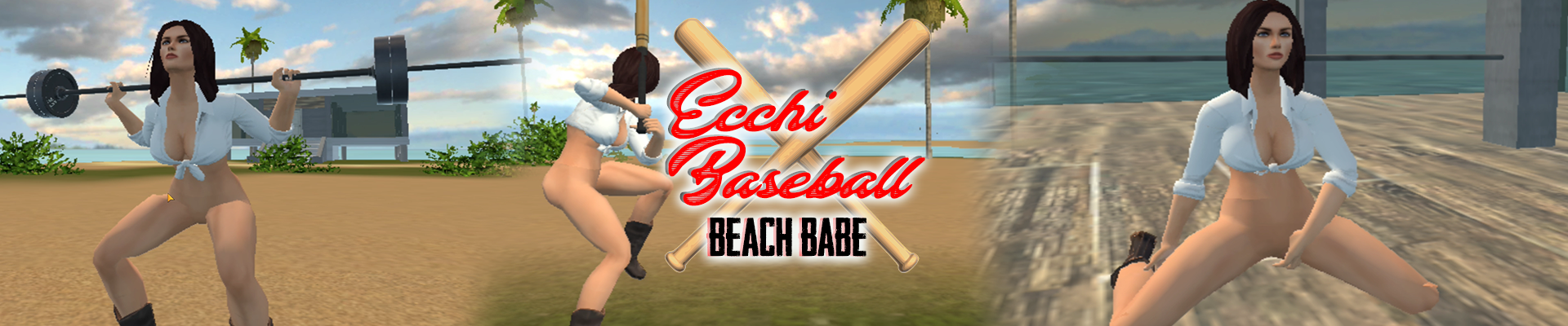 Ecchi Baseball : Beach Babe | Mobile Version