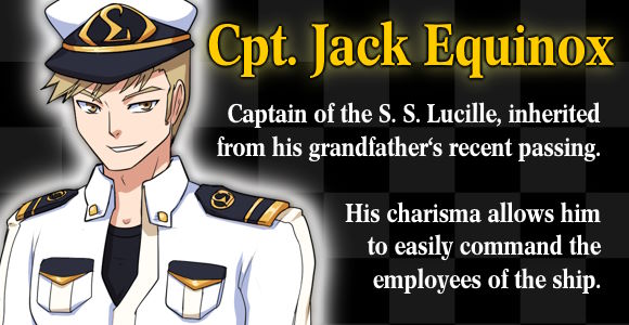 A description of the character Captain Jack Equinox.