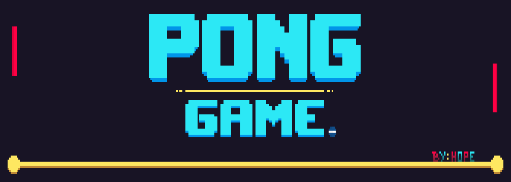 Pong 2D Game