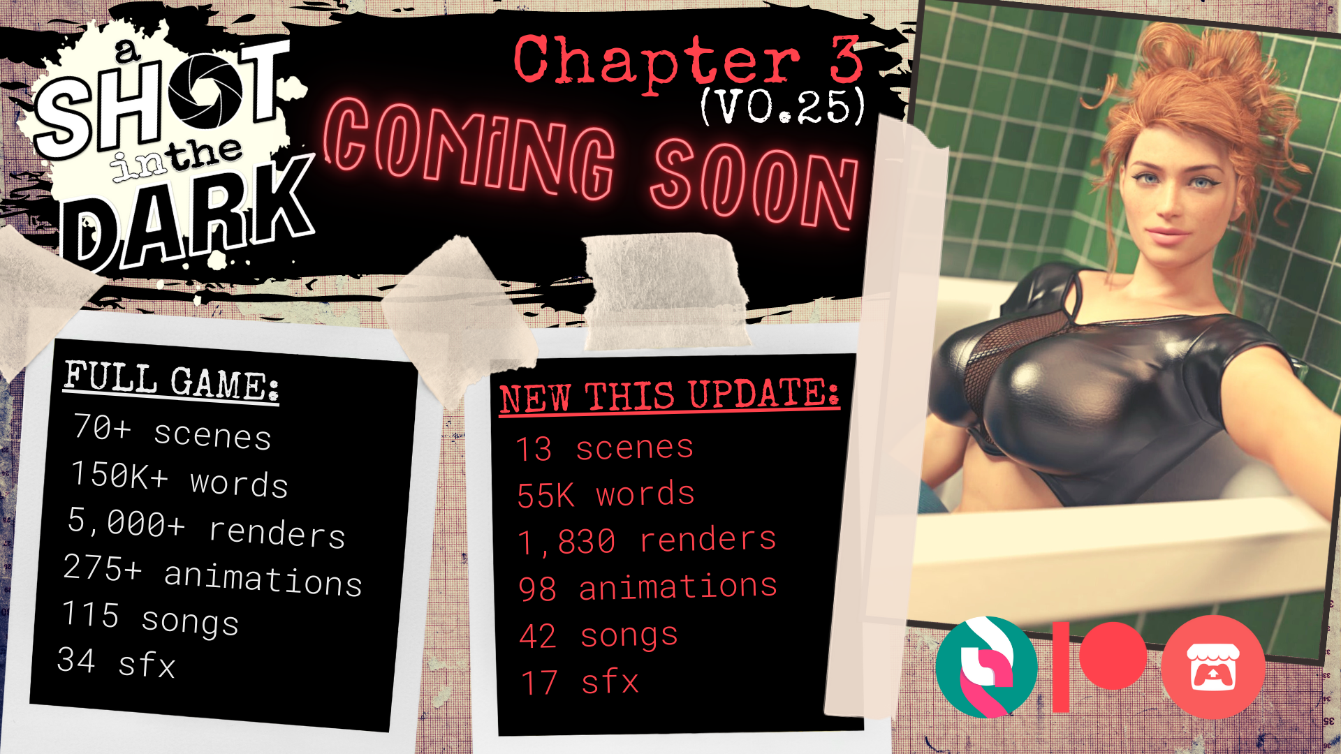 A Shot In The Dark Chapter 3 Update Nsfw Previews A Shot In The Dark Chapter 4 By Vim
