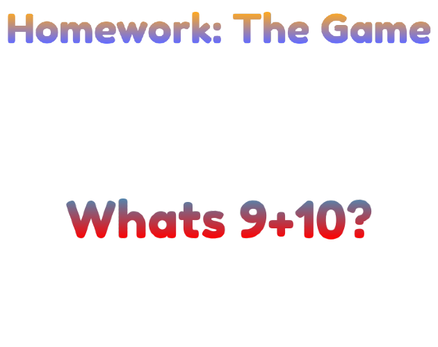 homework the game