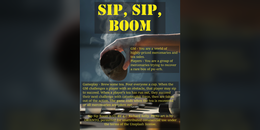 Cover image for Sip Sip Boom