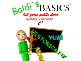 Baldi's Basics Full Game Public Demo Demake Edition